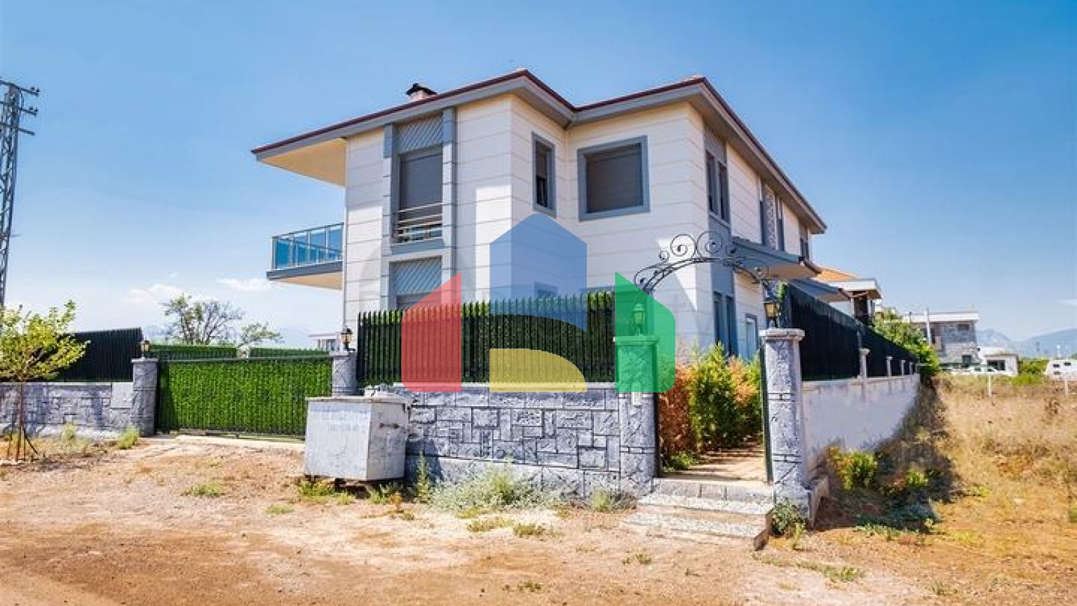 Вилла планировки 5+1 в районе Дошемеалты - Анталия