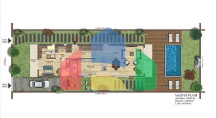 5+1 villas in Doshemealti - Antalya area