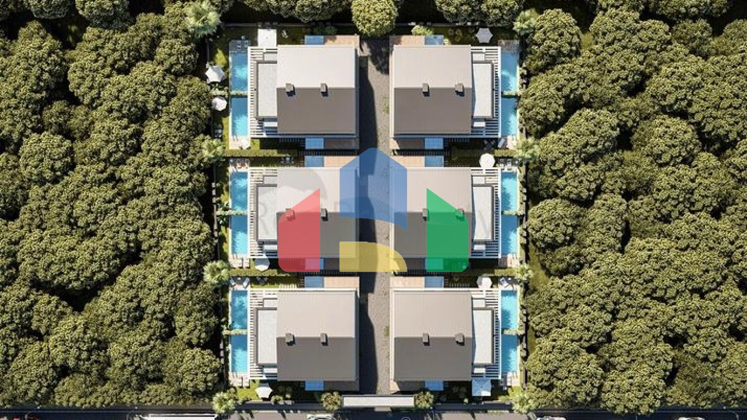 Вилла планировки 4+1 в районе Дошемеалты - Анталия