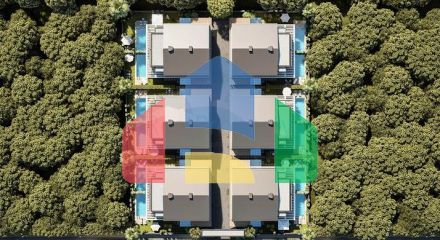 Вилла планировки 4+1 в районе Дошемеалты - Анталия