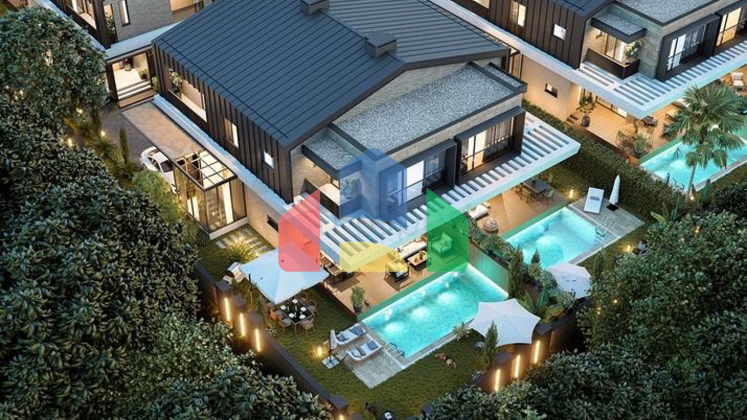 Вилла планировки 4+1 в районе Дошемеалты - Анталия