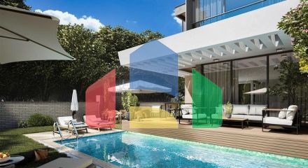 Вилла планировки 4+1 в районе Дошемеалты - Анталия