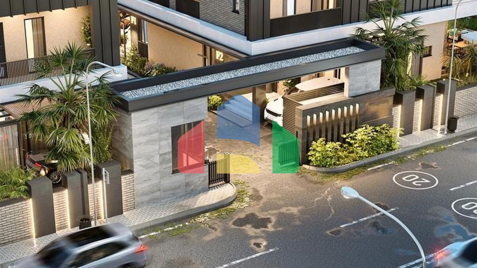 Вилла планировки 4+1 в районе Дошемеалты - Анталия