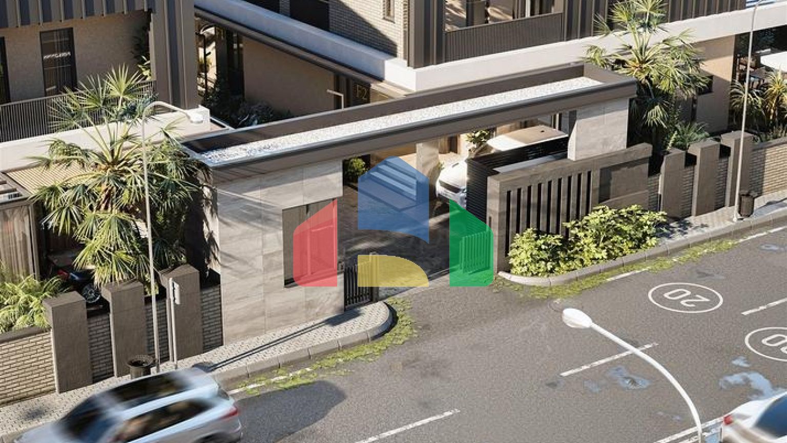 Вилла планировки 4+1 в районе Дошемеалты - Анталия