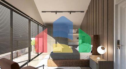 Вілла планування 4 + 1 в мікрорайоні Алтинкале - Анталія