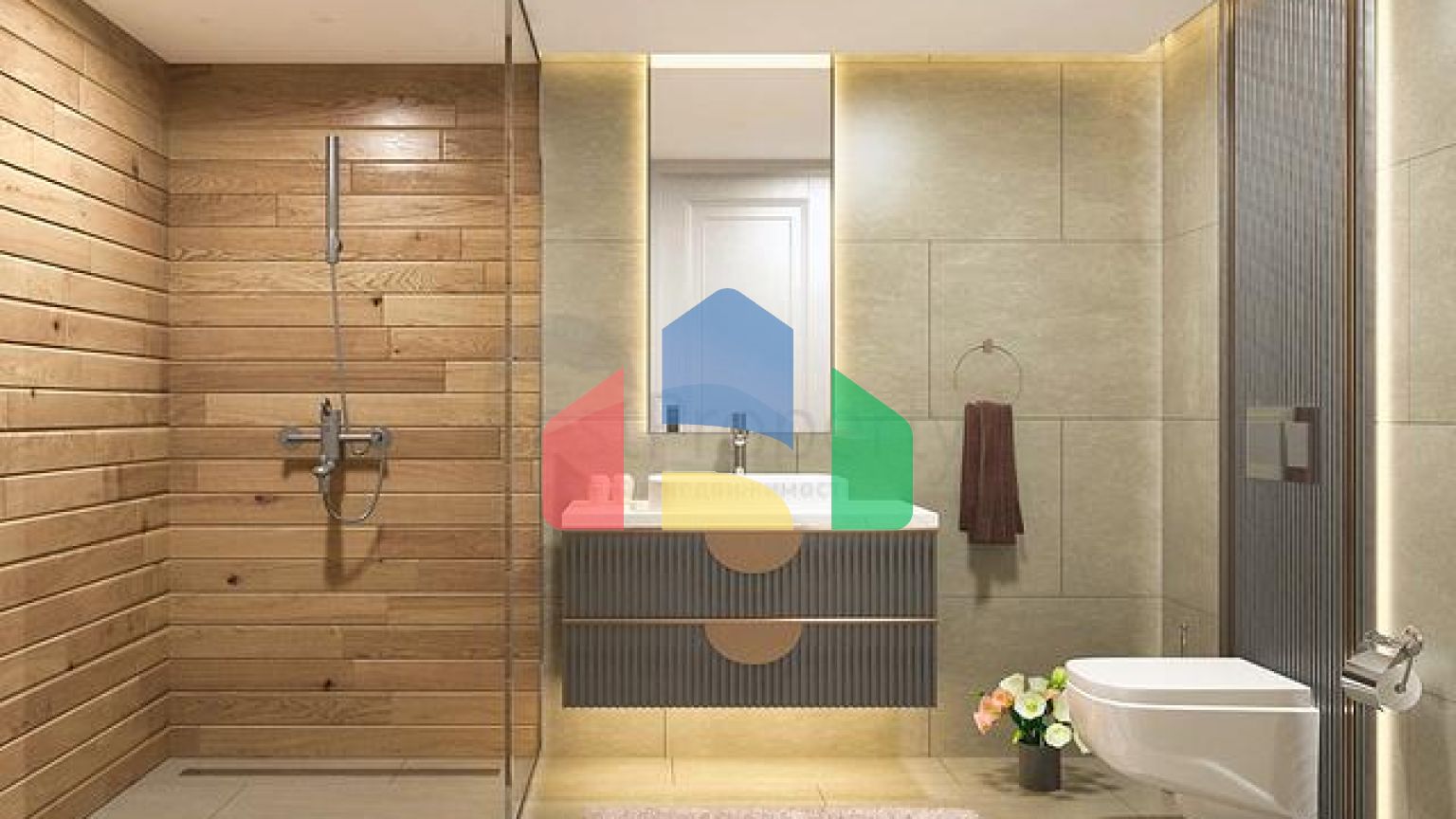 Вілла планування 4 + 1 в мікрорайоні Алтинкале - Анталія