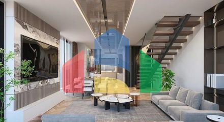 Вілла планування 4 + 1 в мікрорайоні Алтинкале - Анталія