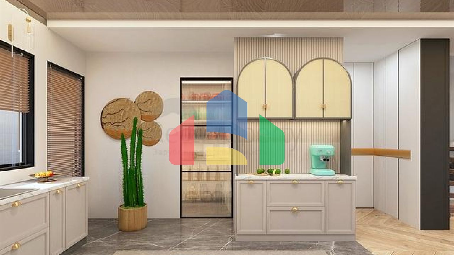 Вілла планування 4 + 1 в мікрорайоні Алтинкале - Анталія