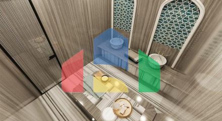 Вілла планування 5 + 1 в районі Дошемеалти - Анталія