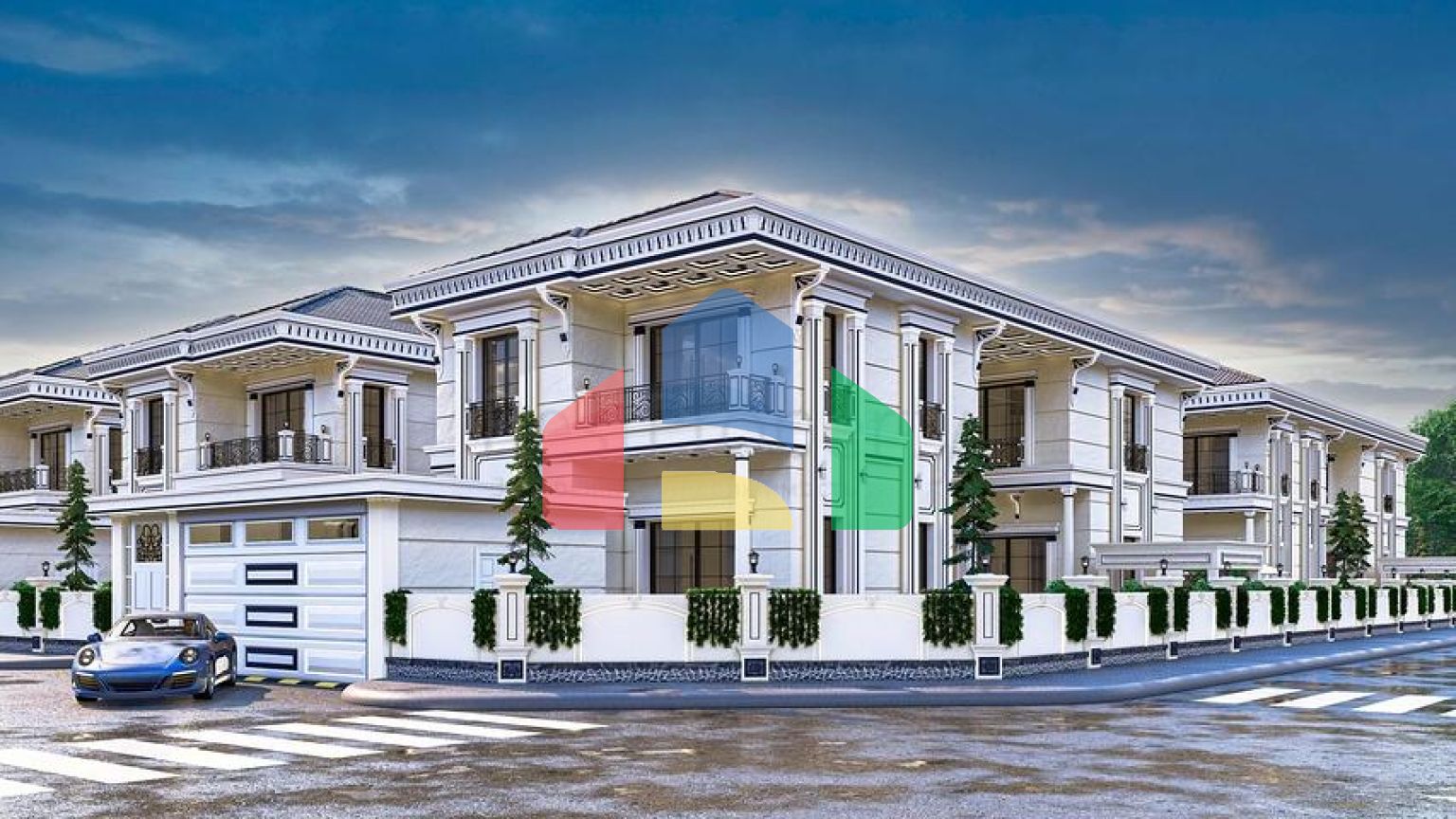 Вілла планування 5 + 1 в районі Дошемеалти - Анталія