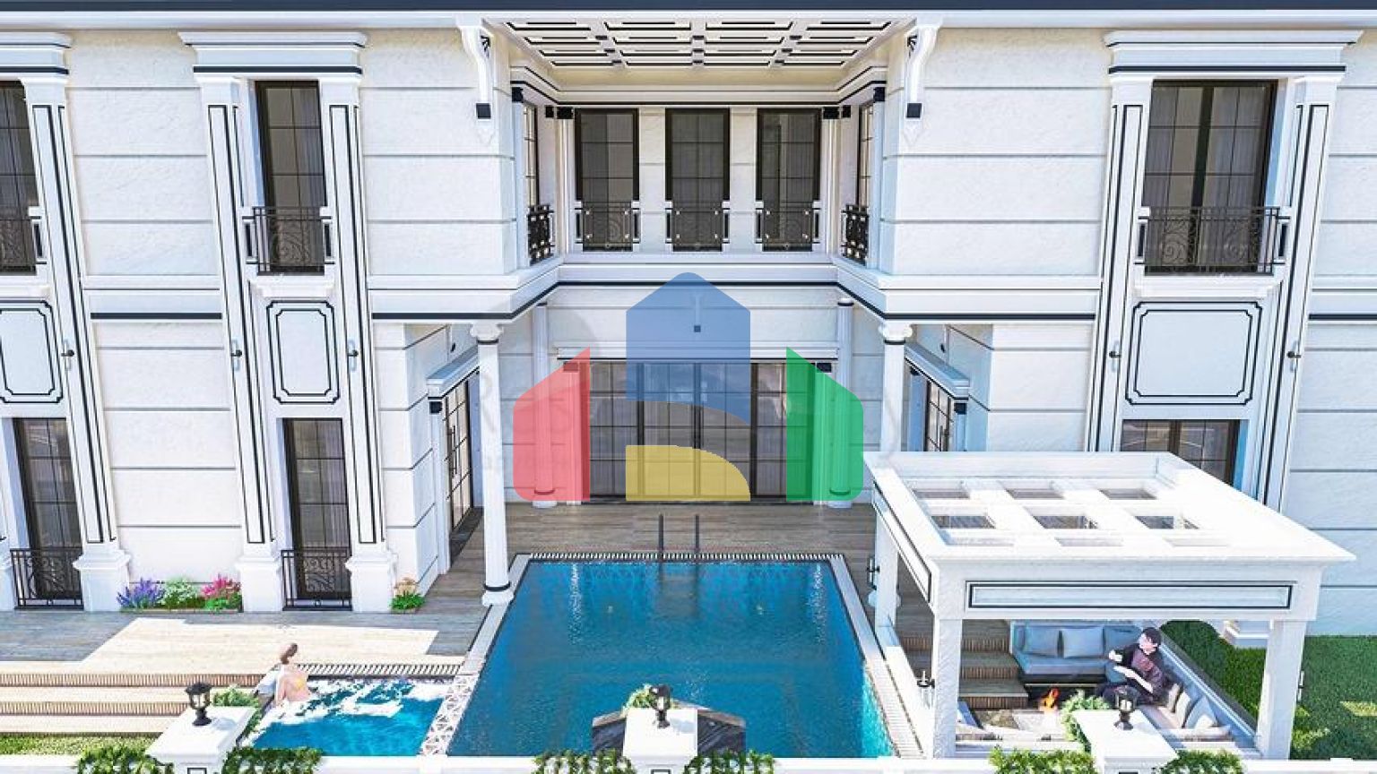 Вілла планування 5 + 1 в районі Дошемеалти - Анталія