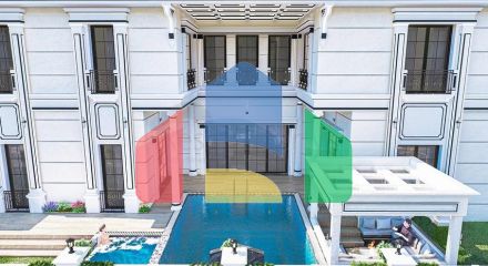 Вілла планування 5 + 1 в районі Дошемеалти - Анталія