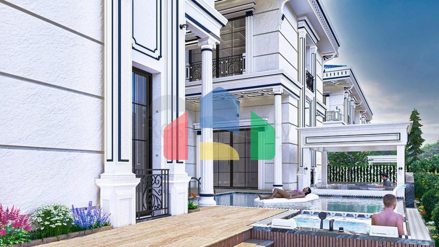 Вілла планування 5 + 1 в районі Дошемеалти - Анталія