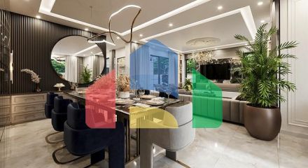 Вілла планування 5 + 1 в районі Дошемеалти - Анталія