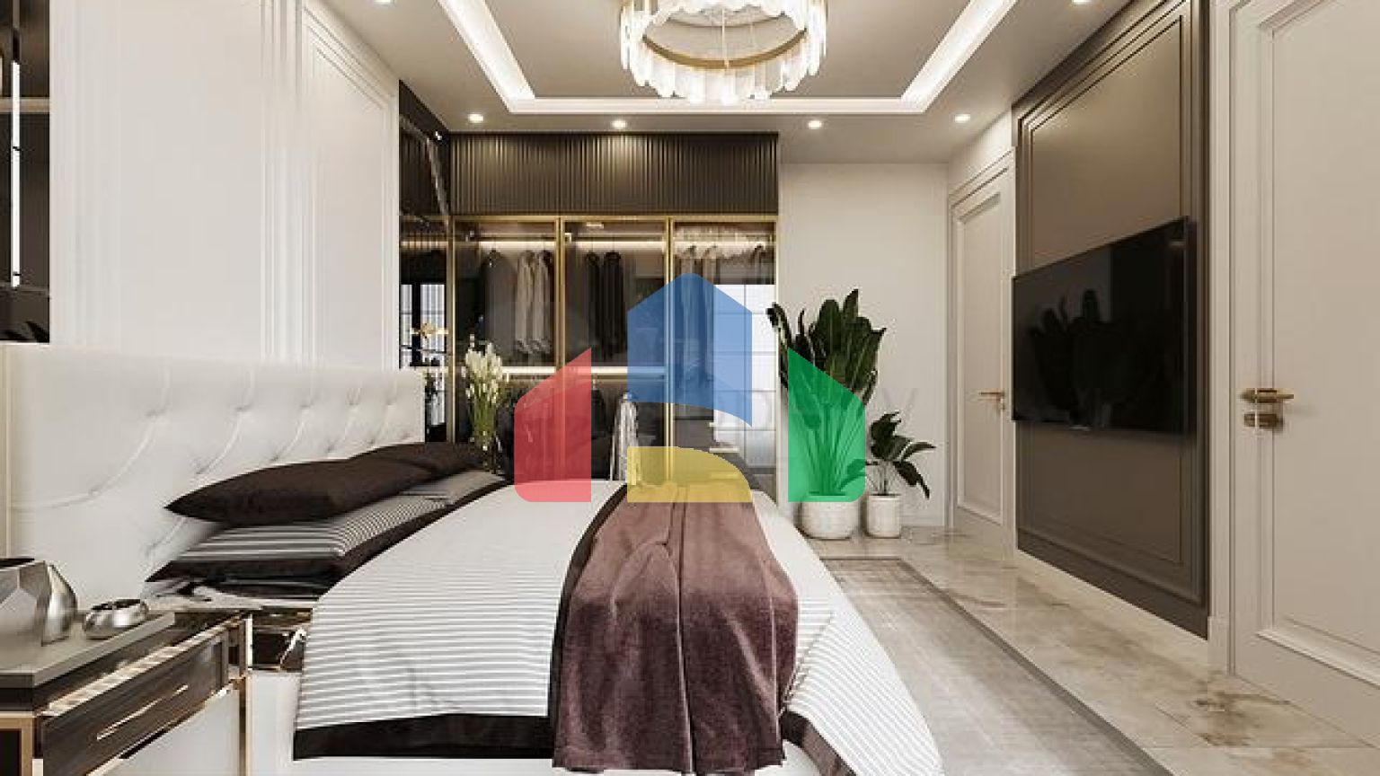 Вілла планування 5 + 1 в районі Дошемеалти - Анталія