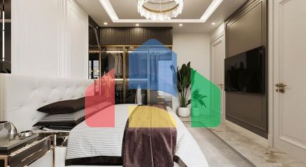 Вілла планування 5 + 1 в районі Дошемеалти - Анталія