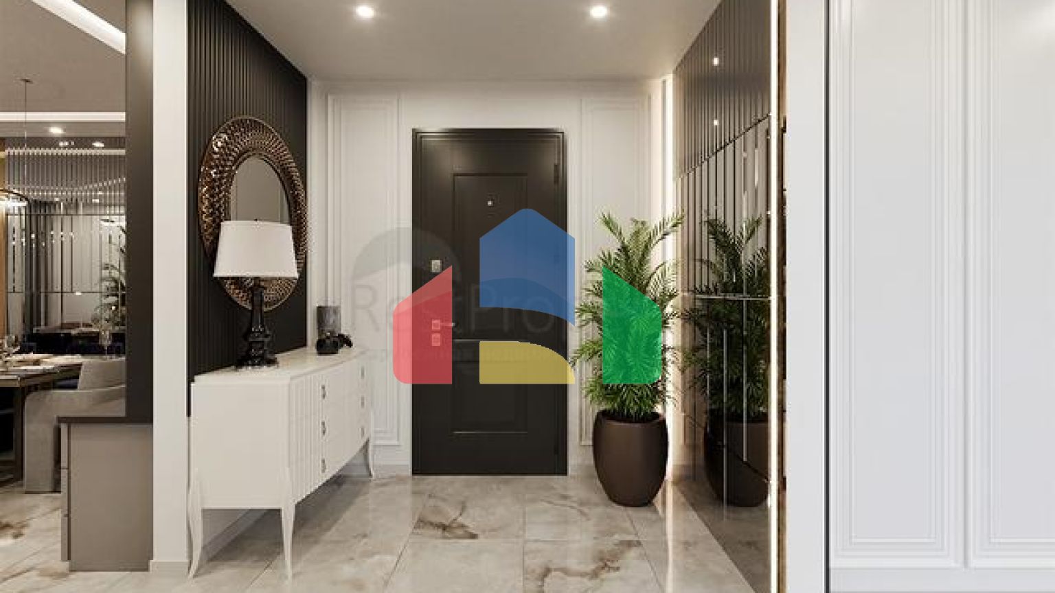 Вілла планування 5 + 1 в районі Дошемеалти - Анталія