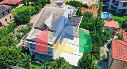 Вілла планування 4 + 1 в районі Дошемеалти - Анталія