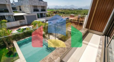 Вілла планування 4 + 2 в мікрорайоні Алтинкале - Анталія