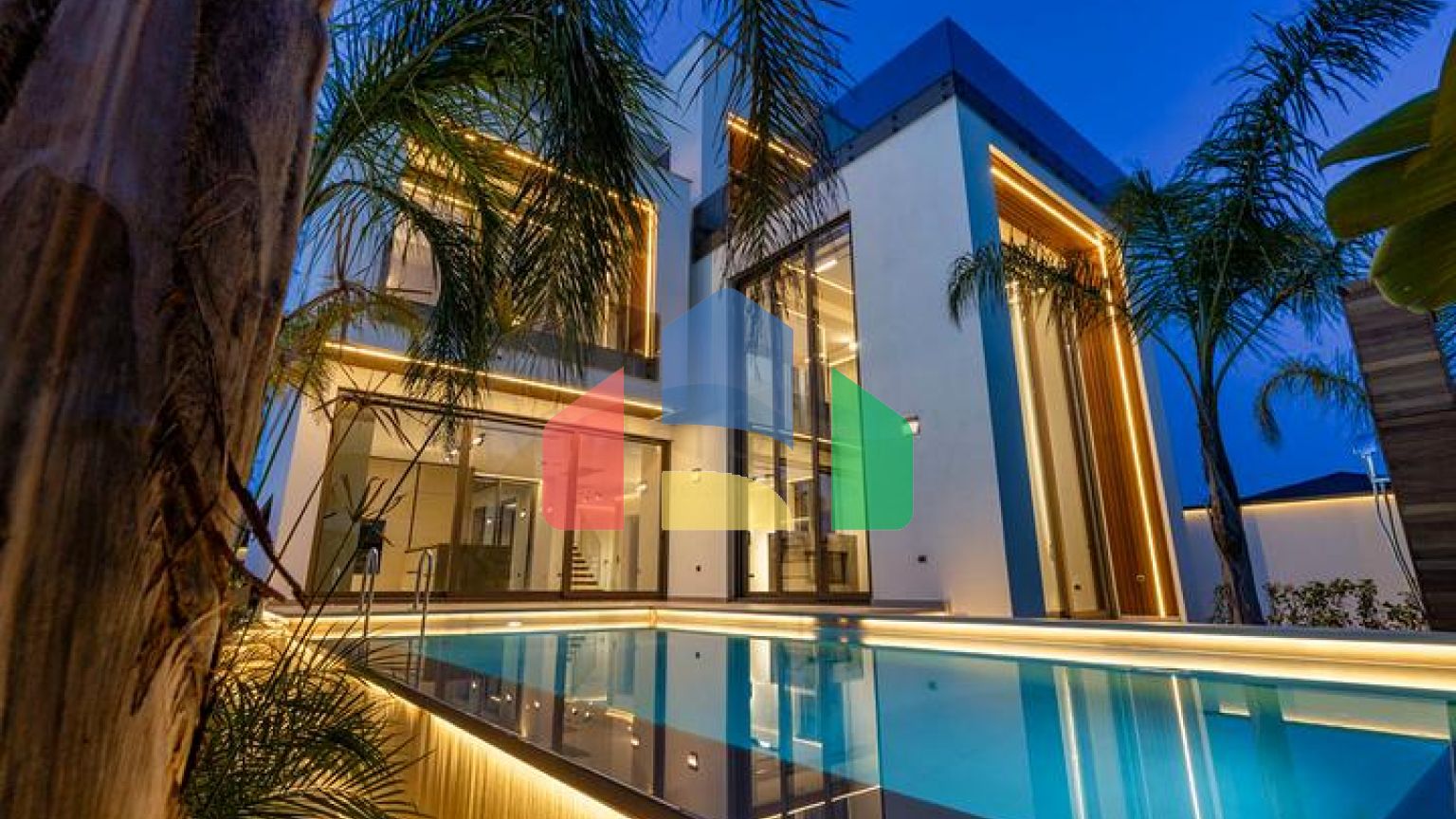 Вілла планування 4 + 2 в мікрорайоні Алтинкале - Анталія