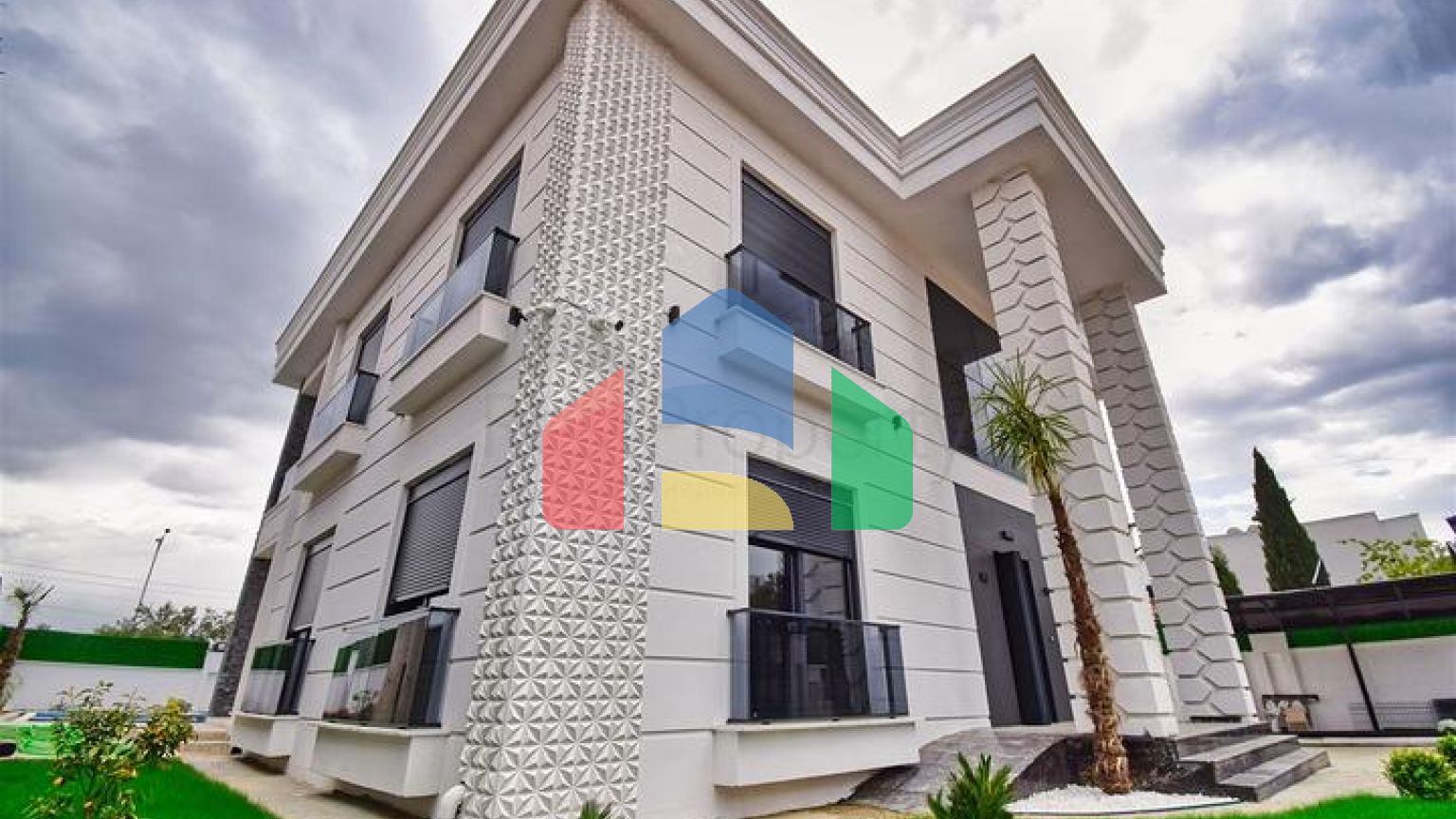 Вилла планировки 5+1 в районе Дошемеалты - Анталия