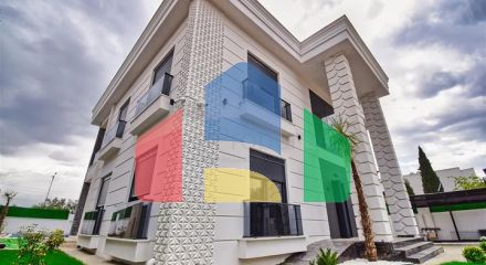 Вилла планировки 5+1 в районе Дошемеалты - Анталия