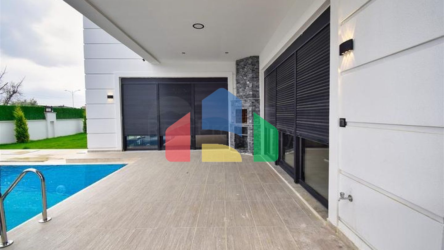 Вилла планировки 5+1 в районе Дошемеалты - Анталия