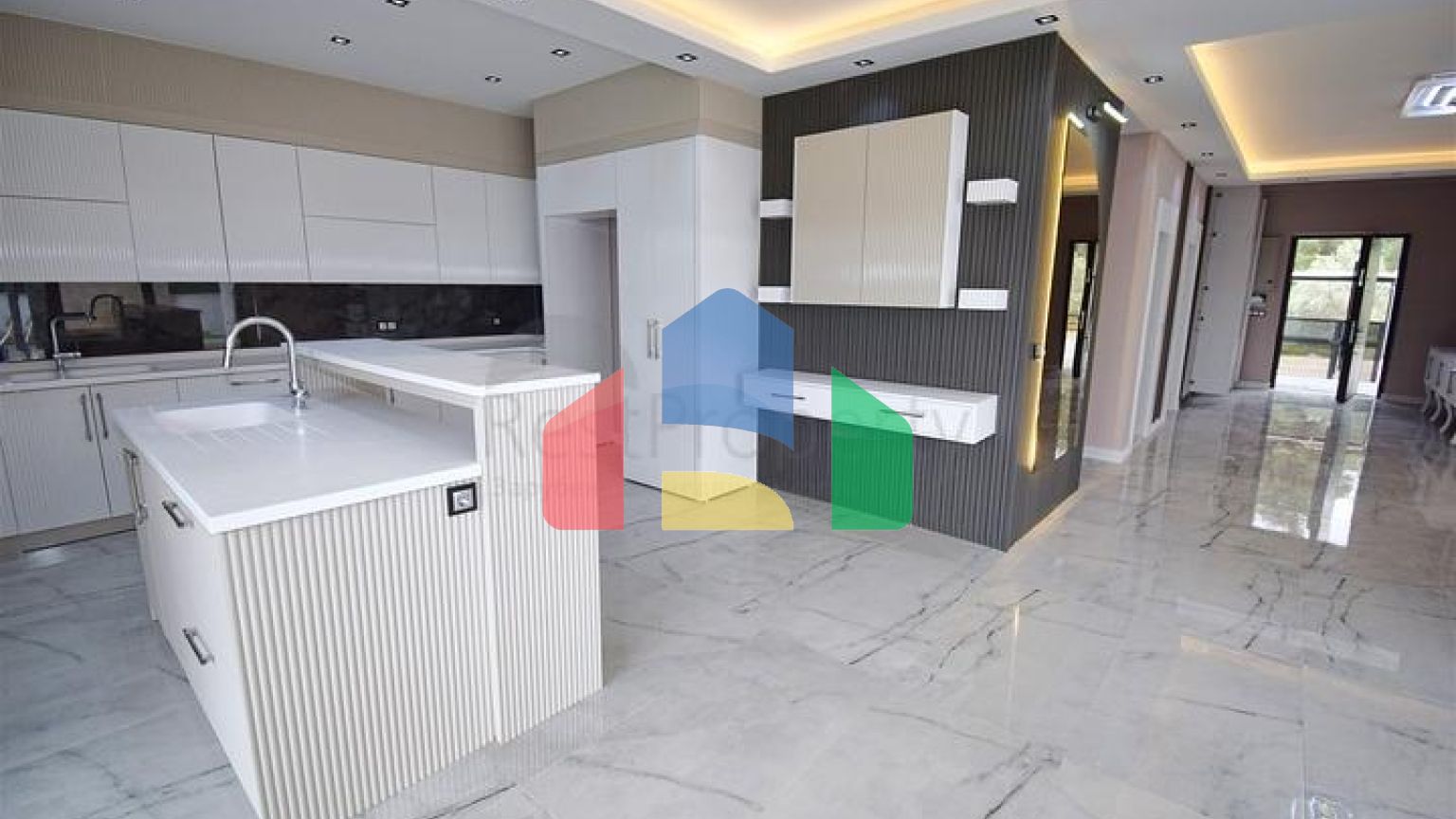 Вилла планировки 5+1 в районе Дошемеалты - Анталия