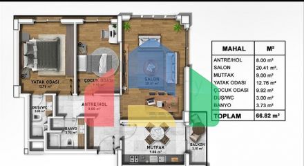 1+1 and 2+1 apartments in Doshemealti - Antalya area