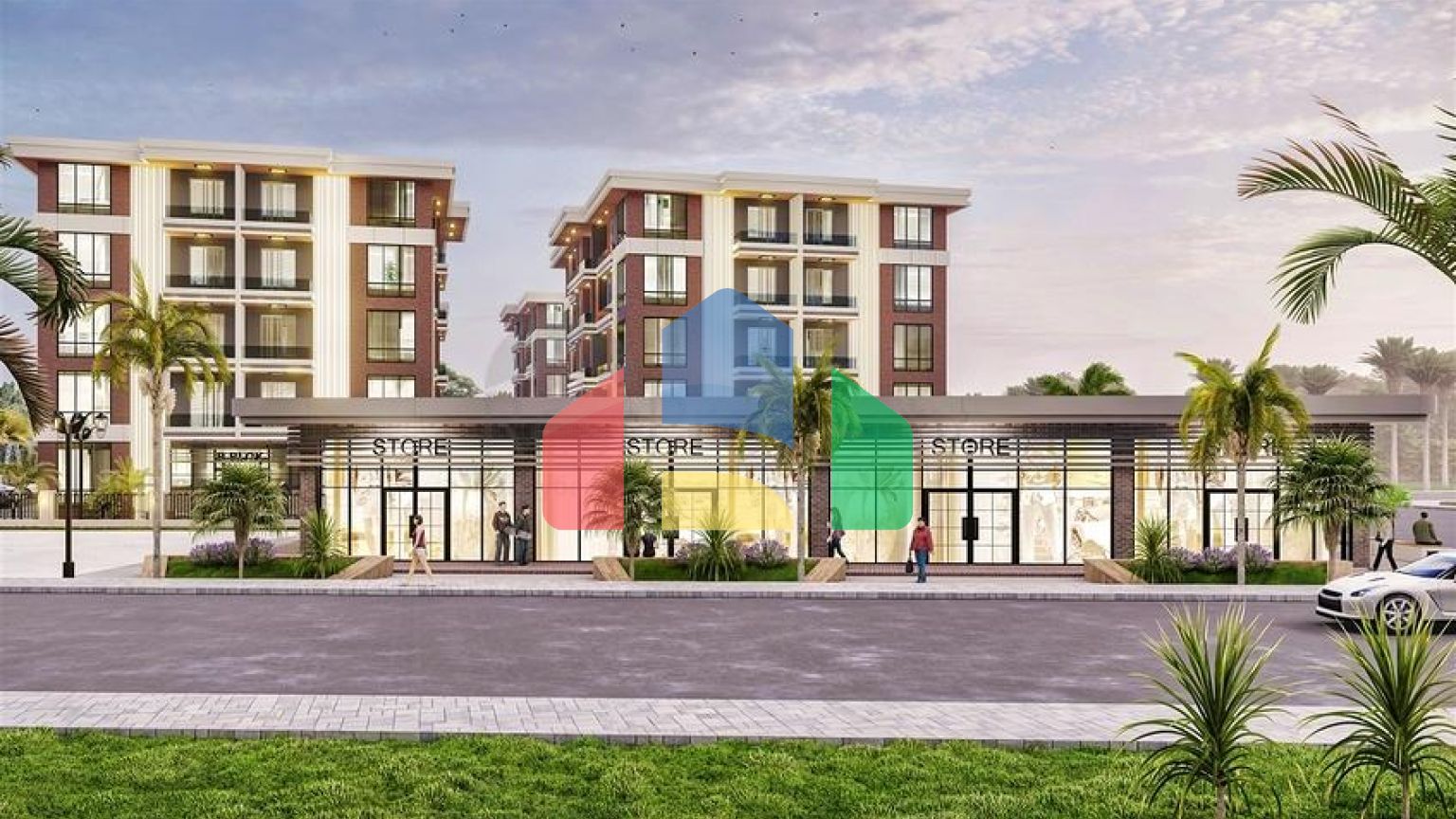 Квартиры планировки 1+1 и 2+1 в районе Дошемеалты - Анталия