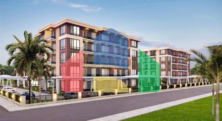 Квартиры планировки 1+1 и 2+1 в районе Дошемеалты - Анталия