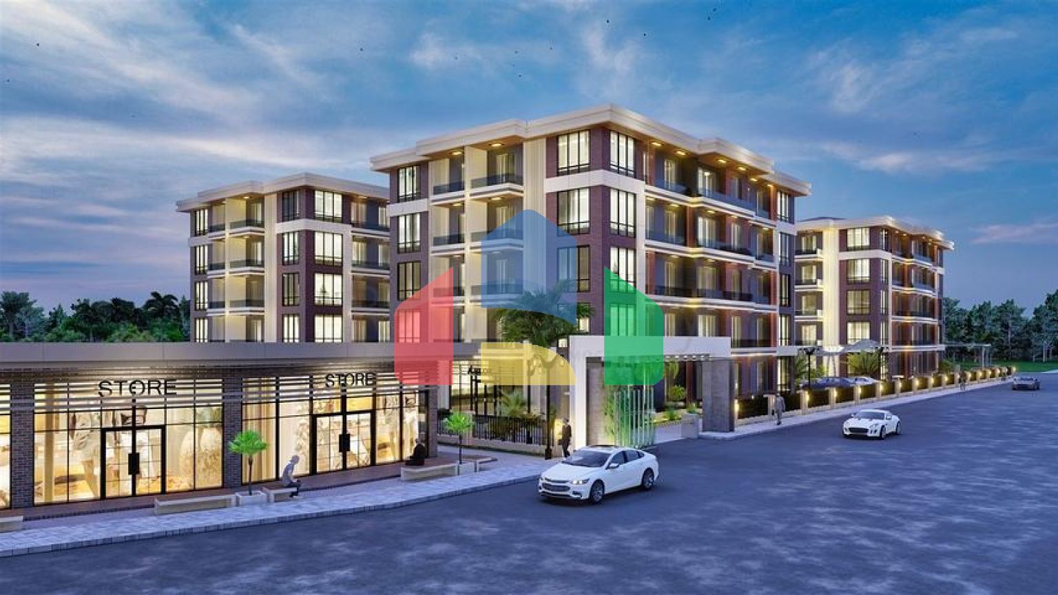 Квартиры планировки 1+1 и 2+1 в районе Дошемеалты - Анталия