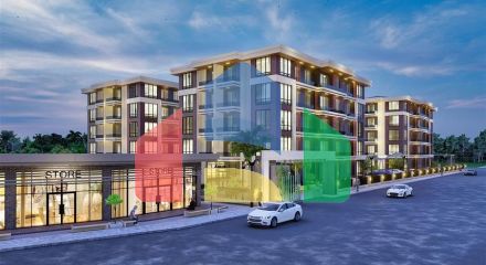 Квартиры планировки 1+1 и 2+1 в районе Дошемеалты - Анталия