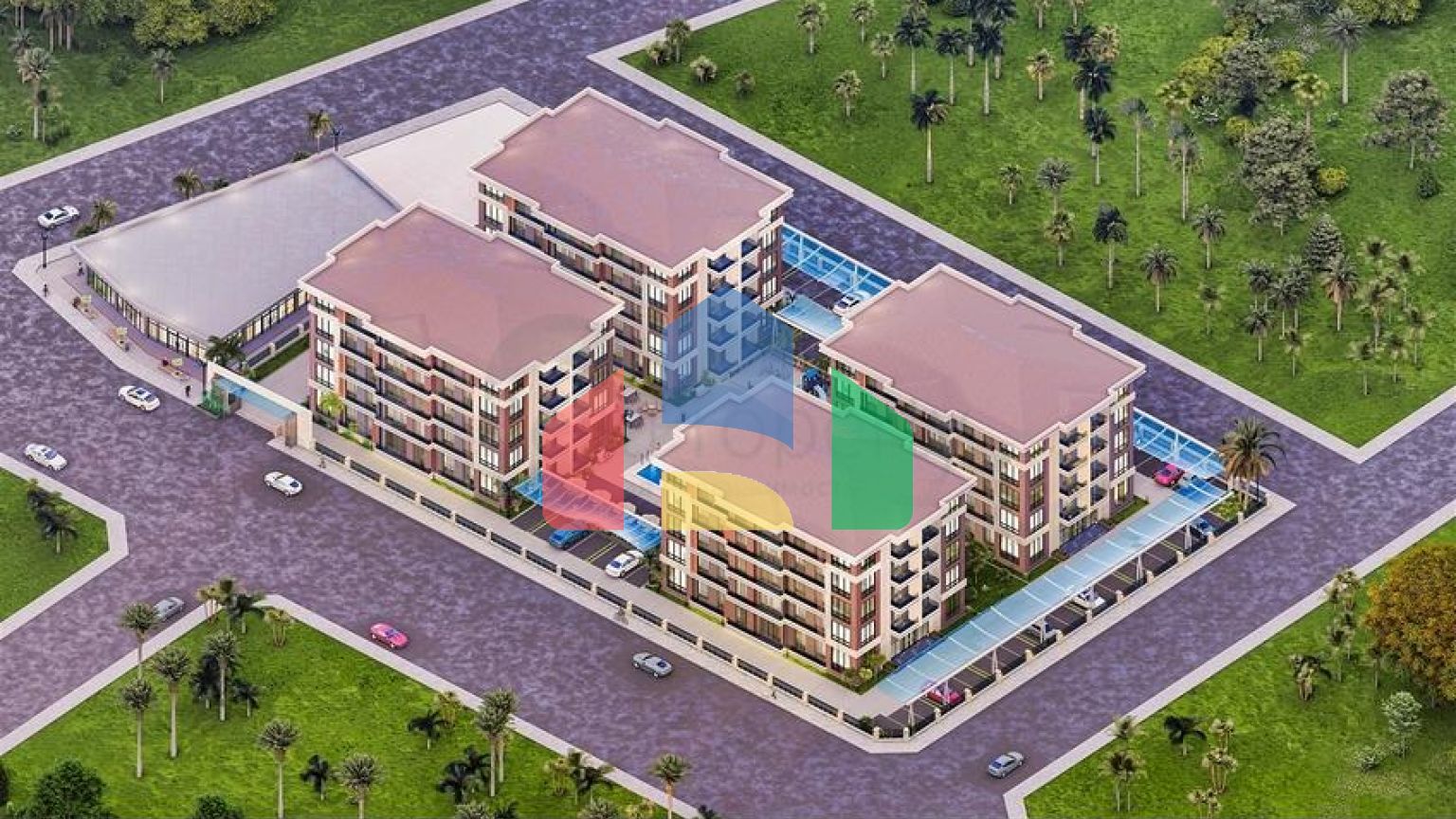 Квартиры планировки 1+1 и 2+1 в районе Дошемеалты - Анталия