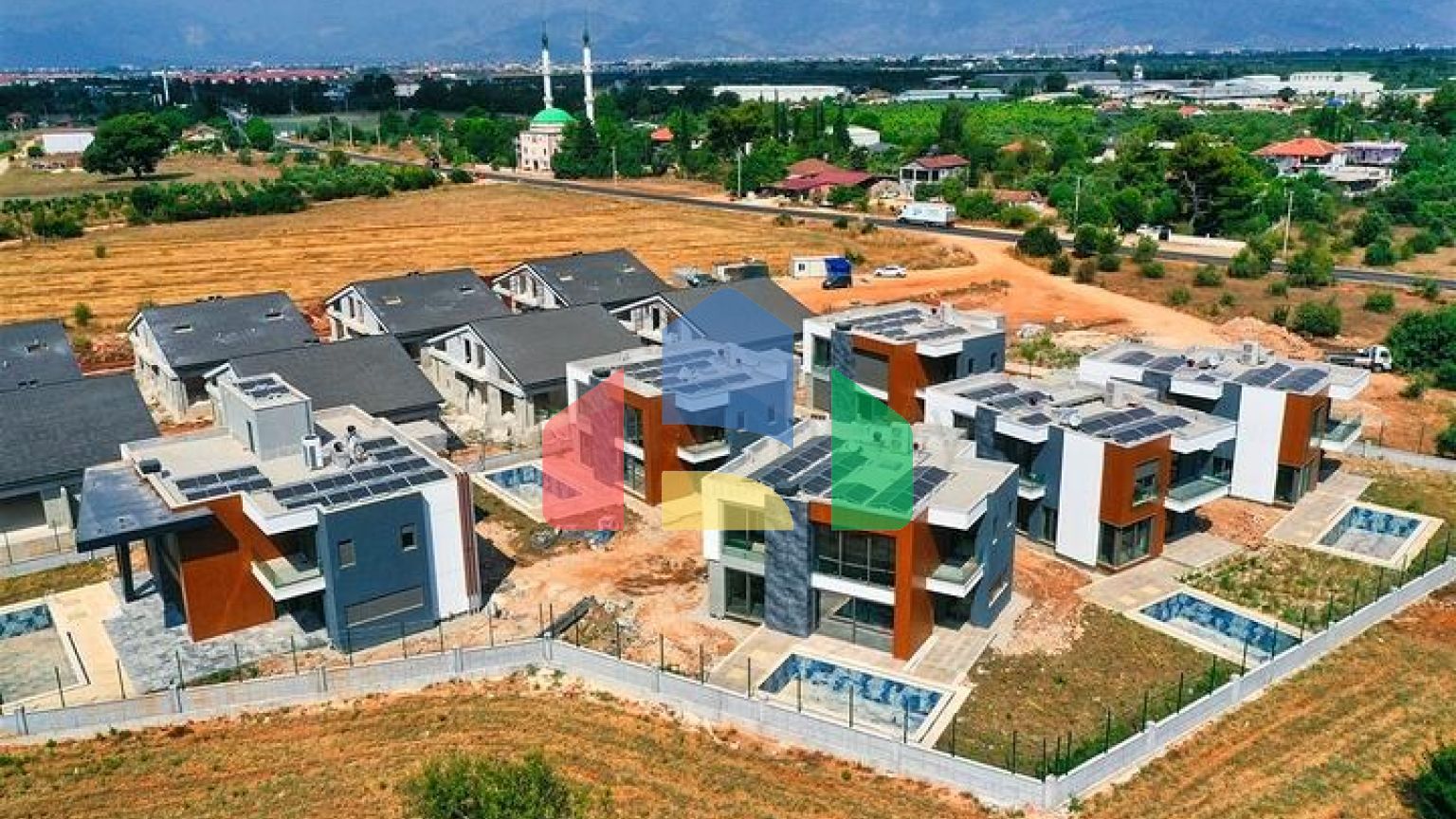 Виллы планировки 4+1 в районе Дошемеалты - Анталия