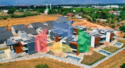 Виллы планировки 4+1 в районе Дошемеалты - Анталия