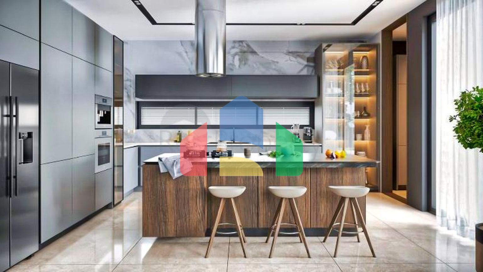 Вілла в комплексі планування 9 + 2 в районі Дошемеалти - Анталія