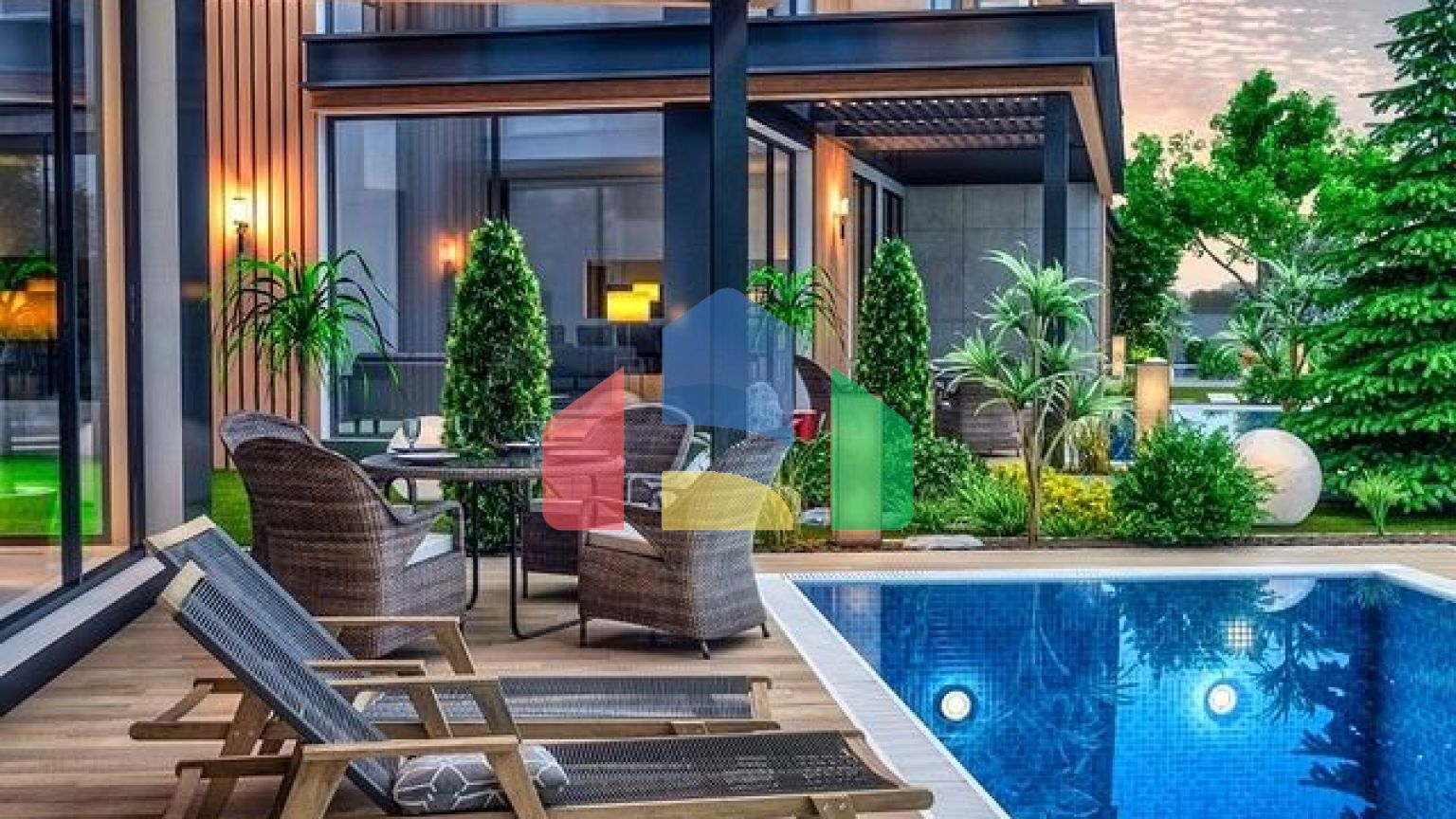 Вілла в комплексі планування 9 + 2 в районі Дошемеалти - Анталія