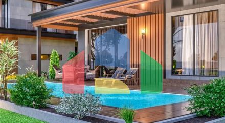 Вілла в комплексі планування 9 + 2 в районі Дошемеалти - Анталія Вілла в комплексі планування 9 + 2 в районі Дошемеалти - Анталія