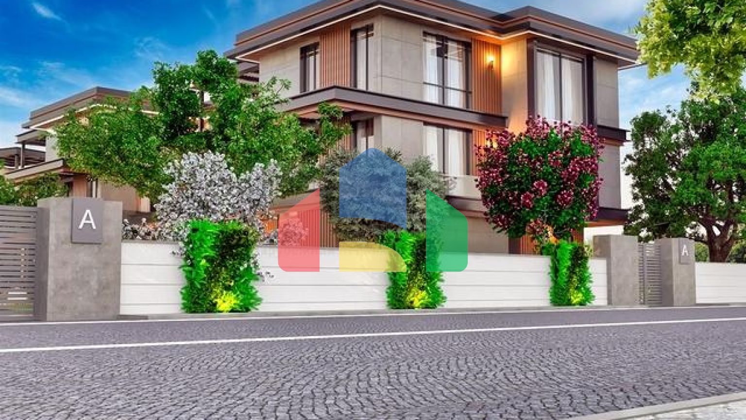 Вілла в комплексі планування 9 + 2 в районі Дошемеалти - Анталія