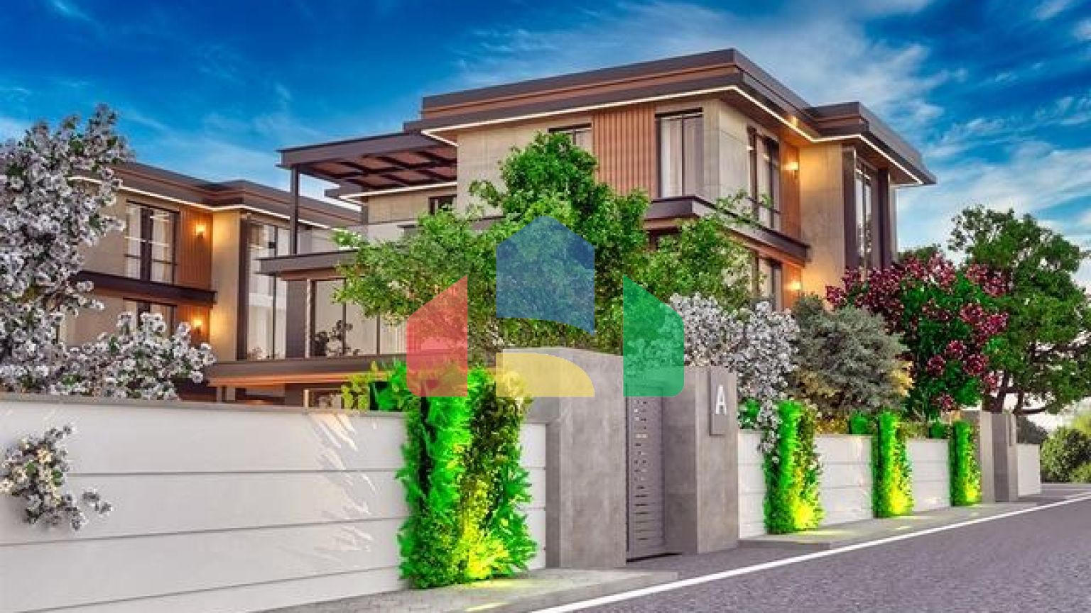 Вілла в комплексі планування 9 + 2 в районі Дошемеалти - Анталія