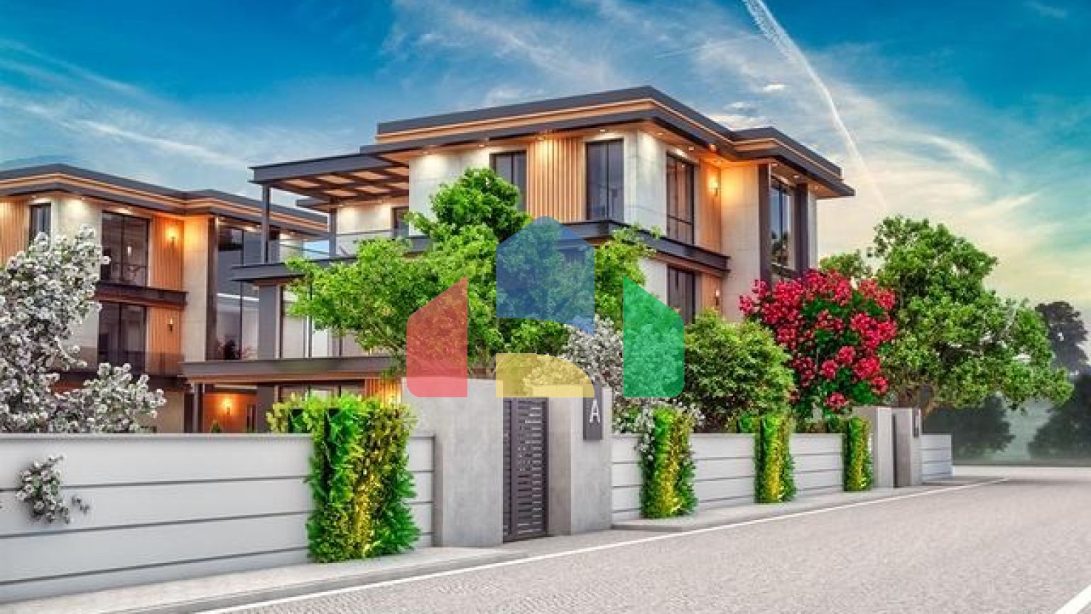 Вілла в комплексі планування 9 + 2 в районі Дошемеалти - Анталія