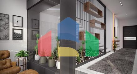 Трехэтажная вилла планировки 5+1 в районе Дошемеалты - Анталия