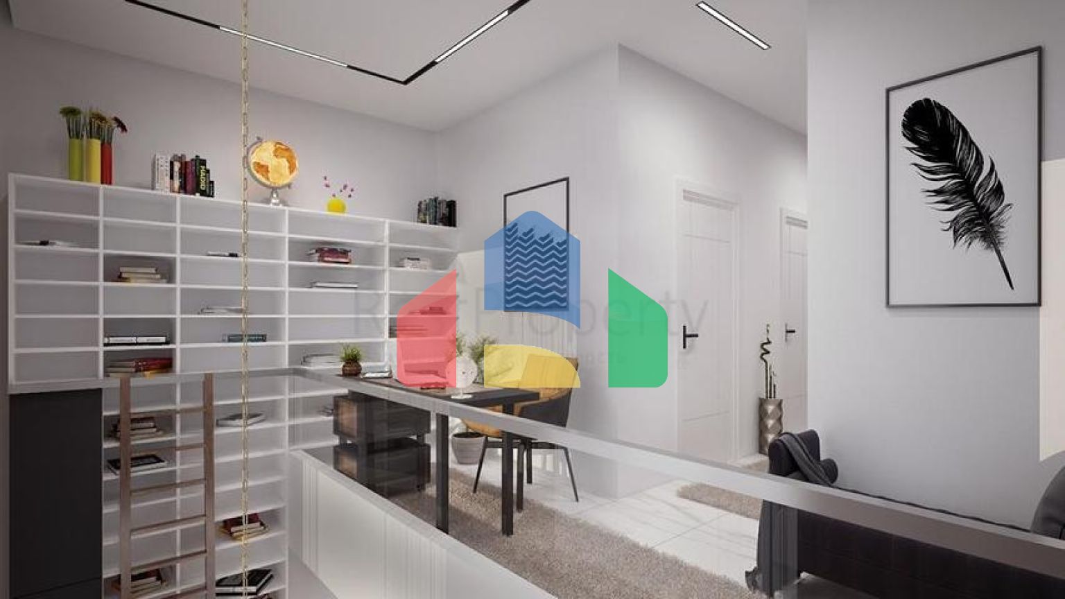 Трехэтажная вилла планировки 5+1 в районе Дошемеалты - Анталия