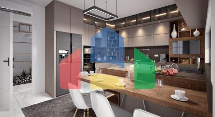 Трехэтажная вилла планировки 5+1 в районе Дошемеалты - Анталия