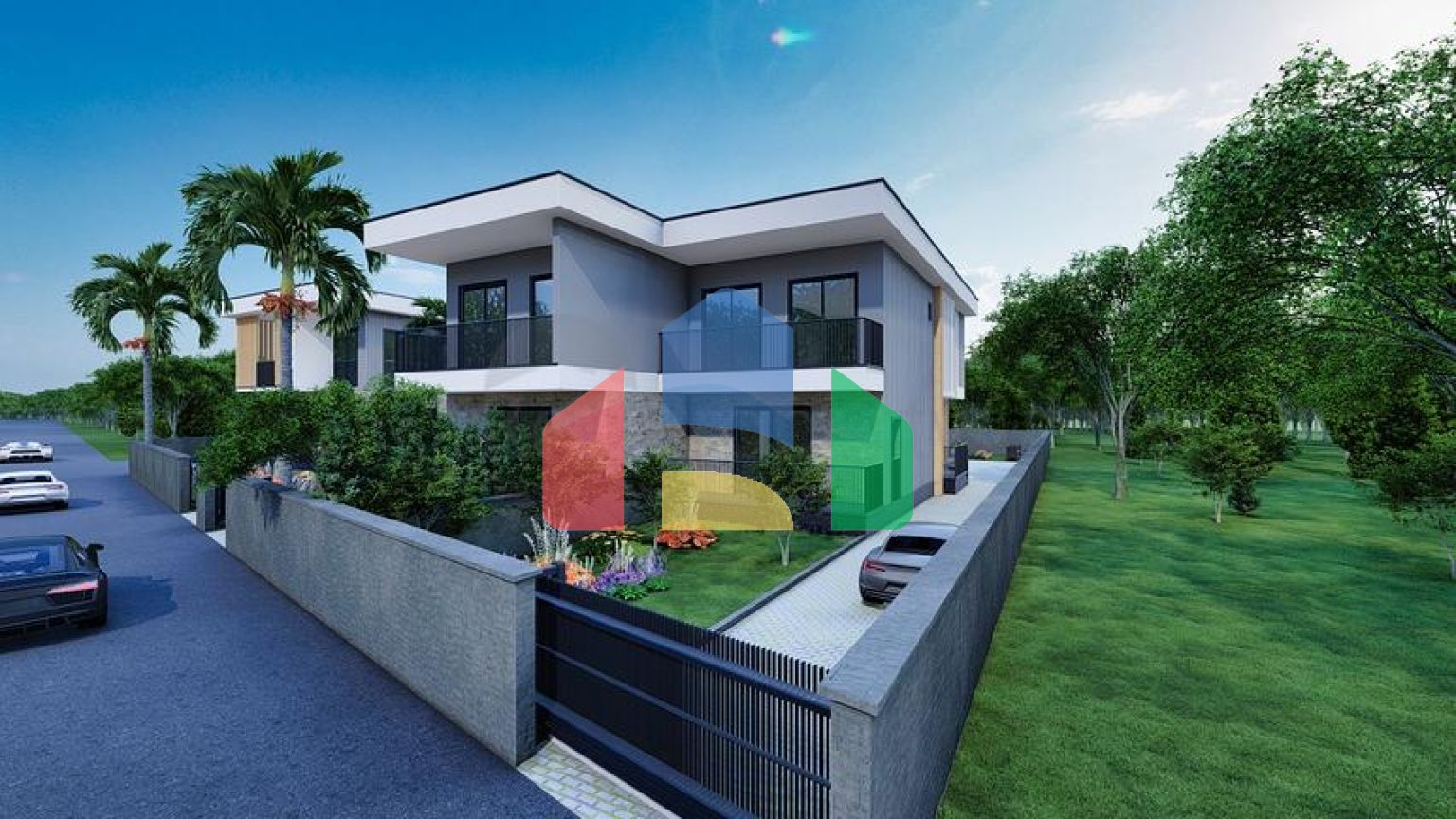 Виллы планировки 4+2 в районе Дошемеалты - Анталия