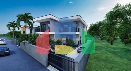 Виллы планировки 4+2 в районе Дошемеалты - Анталия