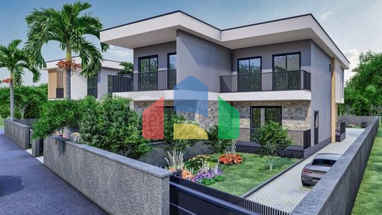 Виллы планировки 4+2 в районе Дошемеалты - Анталия