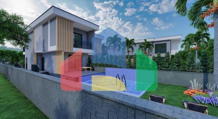 Виллы планировки 4+2 в районе Дошемеалты - Анталия