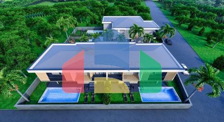 Виллы планировки 4+2 в районе Дошемеалты - Анталия